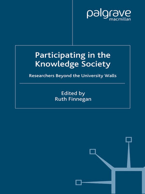 cover image of Participating in the Knowledge Society